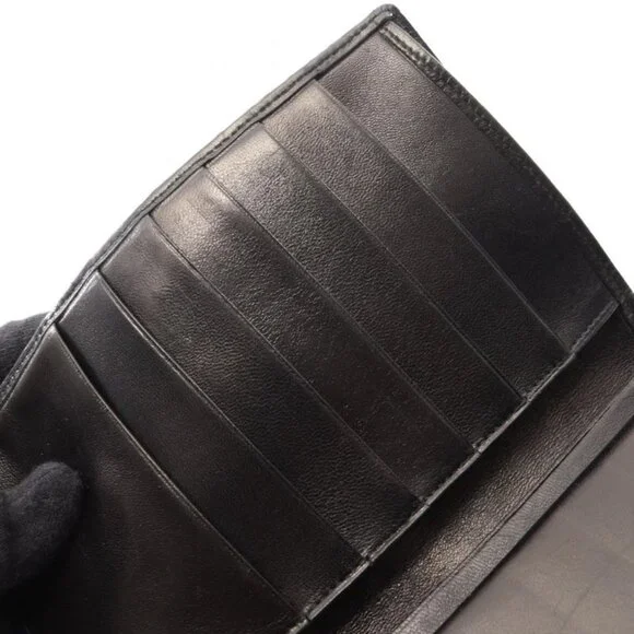 Chanel Bifold Wallet Bicolor Black Lambskin - Picture 11 of 12